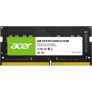 Acer SD100 4GB, DDR4-2666MHz, CL19 BL.9BWWA.202