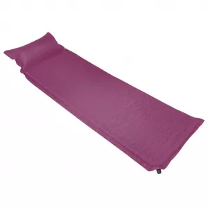 vidaXL Saltea gonflabilă cu pernă, roz, 66 x 200 cm
