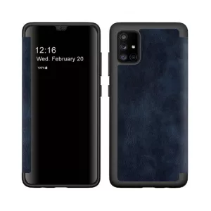 Atlas Flip Cover Boa pentru Samsung A71 Albastru KBSAMA71ABS