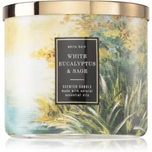 Bath & Body Works White Eucalyptus & Sage lumanare parfumata 411 g
