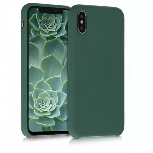 kwmobile Apple iPhone X / iPhone XS, Silicon, Verde, 42495.169