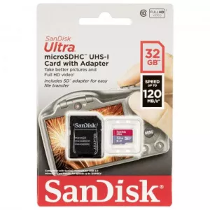 Sandisk MicoSDXC 32GB, CLASA 10 + Adaptor SD SDSQUA4-032G-GN6IA