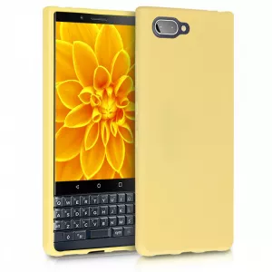 kwmobile Blackberry Key2 LE, Silicon, Galben, 46276.49
