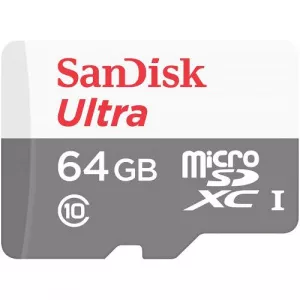 Sandisk Ultra Line microSD, 64GB, Clasa 10 SDSQUNR-064G-GN3MN