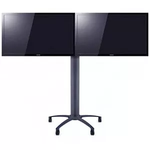 Multibrackets Stand Podea Dublu LCD/LED 180, Negru