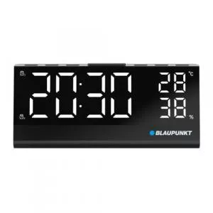 Blaupunkt Radio cu ceas CR10ALU, FM radio, Dual Alarm, Senzor intern de temperatura si umiditate incorporat