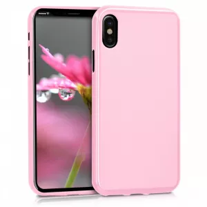kwmobile Apple iPhone X / iPhone XS, Silicon, Roz, 42492.52