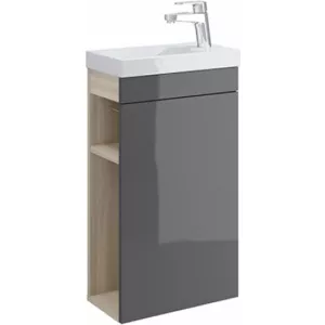 Cersanit Dulap Smart pentru lavoar Como 40cm, gri