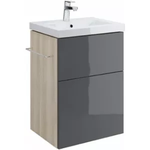 Cersanit Dulap Smart pentru lavoar Como 50cm, gri