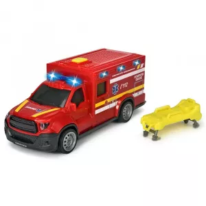 Dickie Toys Masina ambulanta City Ambulance SMURD cu accesorii