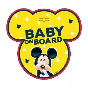 Seven Semn de avertizare Baby on Board Mickey SV9612