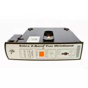 Zebra Bratari de identificare Z-Band Fun, adult, portocalii, cutie, 2100 buc - 10012713-6K