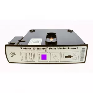 Zebra Bratari de identificare Z-Band Fun, adult, mov, cutie, 2100 buc - 10012713-7K