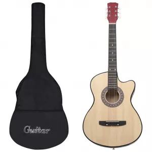 vidaXL Set chitară acustică occidentală 12 piese, cu 6 corzi, 38