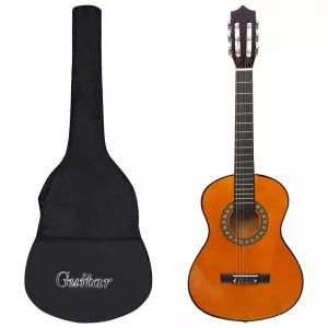 vidaXL Set de chitară clasică copii și începători, 8 piese, 1/2 34
