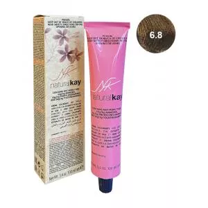 Natural Kay Vopsea vegana 6.8 Hazelnut Dark Blonde, 100ml