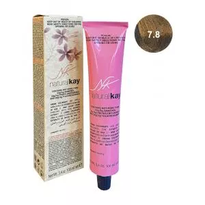 Natural Kay Vopsea vegana 7.8 Hazelnut Blonde, 100ml