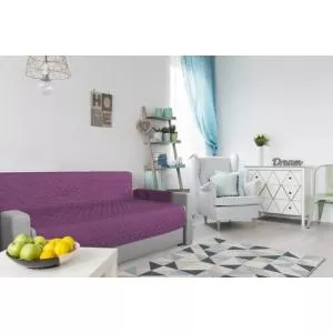 Alcam Husa pentru canapea 3 locuri Purple/ Vanila
