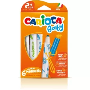 Carioca super lavabila, 6 culori Baby +2 42813