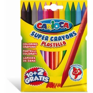 Carioca Creioane cerate rotunde 12 culori/cutie Pastello 42711