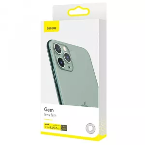 Baseus Folie Sticla Camera 0.25mm Reinforced Lens, iPhone 12 Pro/12 Pro Max, Transparent
