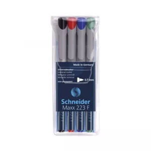 Schneider Set 4 marker nepermanent OHP MAXX 223F, 0,7 mm