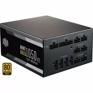 Cooler Master GX GOLD 1050 - V2 1050W (negru, 6x PCIe, management cablu, 1050 wați)