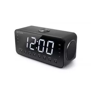Muse Radio cu ceas M-192 CR, portabil, LED, Dual Alarm (Negru)