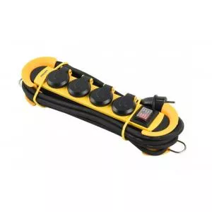 Philips Workshop extension cord 4 AC sockets, 5m, 3680W SPN5140YC/60