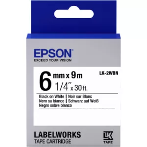 Epson LK-2WBN label-making tape