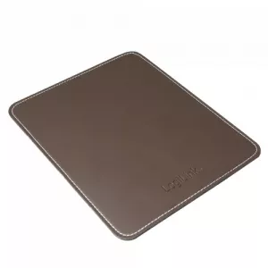 LogiLink Mousepad in leather design, brown ID0151