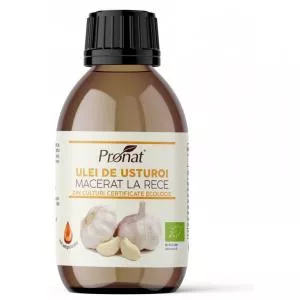 Pronat Ulei bio de usturoi macerat la rece, 100ml