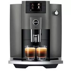 JURA E6 Dark Inox EC Argintiu