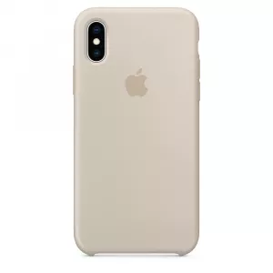Apple Husa Silicon iPhone XS Stone