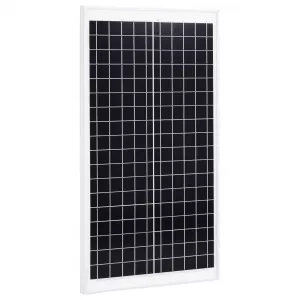 vidaXL Panou solar, 30 W, policristalin, aluminiu și sticlă securizată
