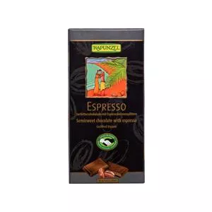 Rapunzel Ciocolata Bio Amaruie 55% Cacao si Espresso 80gr