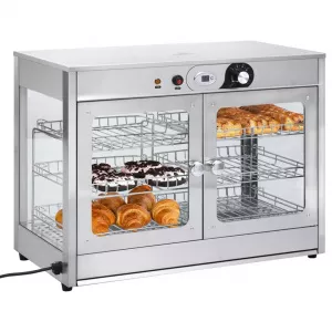 vidaXL Încălzitor alimente Gastronorm electric 1200 W oțel inoxidabil