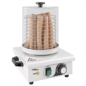 vidaXL Aparat de încălzit hot dog, oțel inoxidabil, 450 W