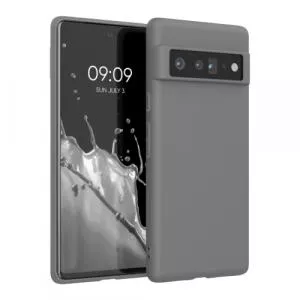 kwmobile Husa Google Pixel 6 Pro, Silicon, Gri, 55879.155