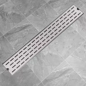 vidaXL Scurgere de duș liniară din oțel inoxidabil, 730 x 140 mm