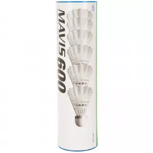Yonex Tub 6 Fluturași Badminton Mavis 600 Alb