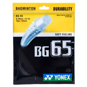 Yonex Cordaj Badminton BG 65 Negru