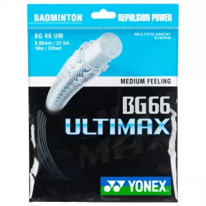 Yonex Cordaj Badminton BG 66 Ultimax Negru