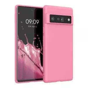 kwmobile Husa Google Pixel 6 Pro, Silicon, Roz, 55879.212