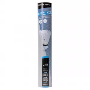 PERFLY Fluturaş Badminton Artengo FSC560 (Viteza 77) Alb Set de 12