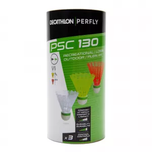 PERFLY Set 3 fluturași Badminton în Exterior