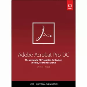 Adobe Acrobat Pro DC for teams, Licenta Electronica, 1 an, 1 user