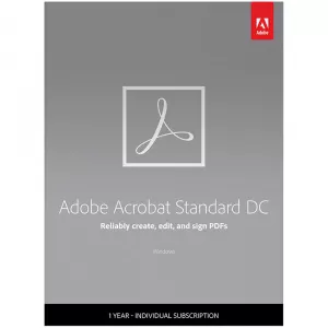 Adobe Acrobat Standard for teams, Licenta Electronica, 1 an, 1 user