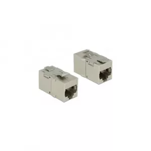 Delock Mufa modulara , RJ45 - RJ45, STP, CAT.6A