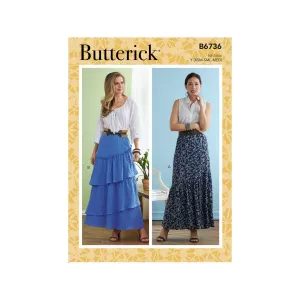 Butterick Tipar fuste B 6736